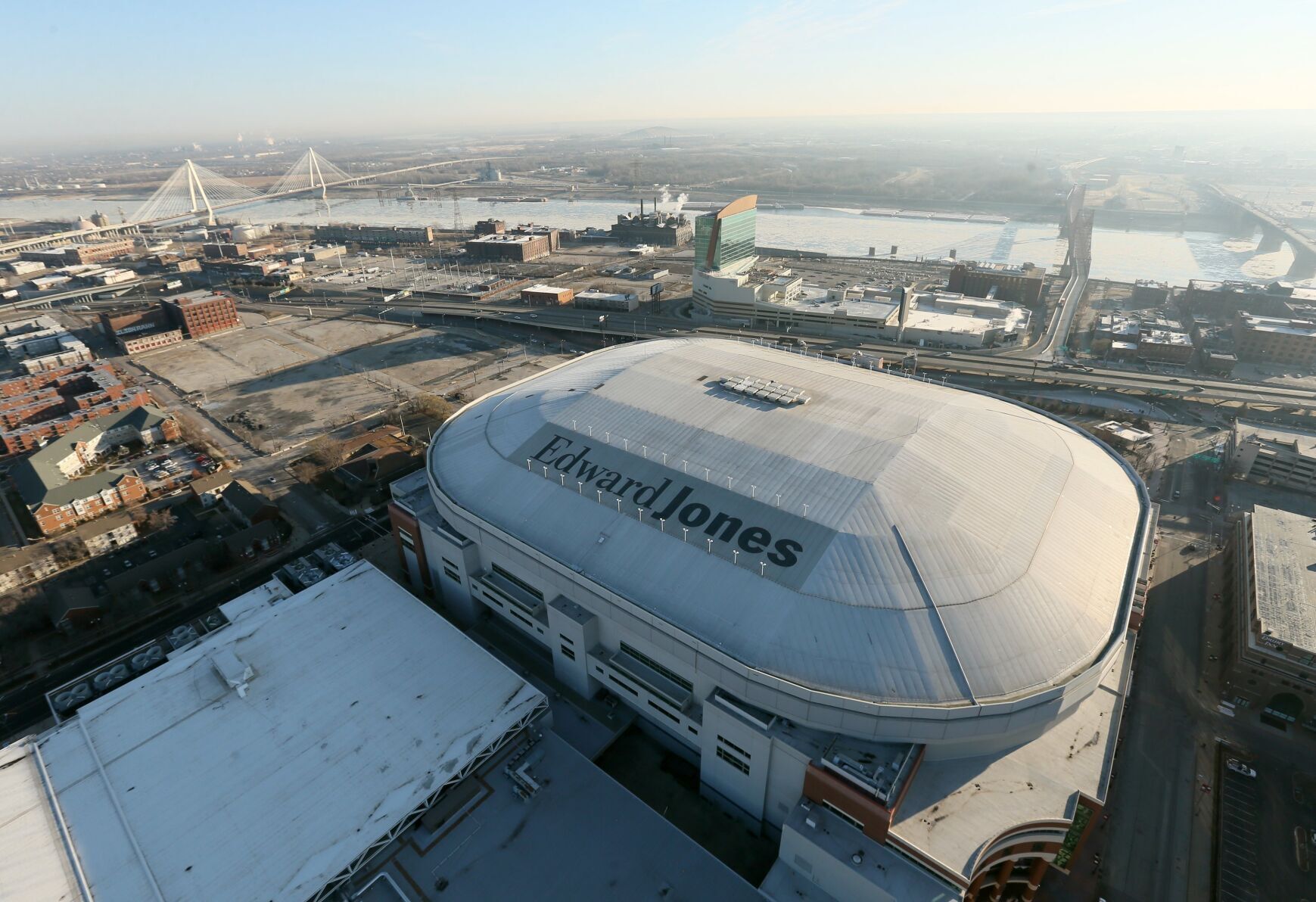 Proposed new football stadium in St. Louis